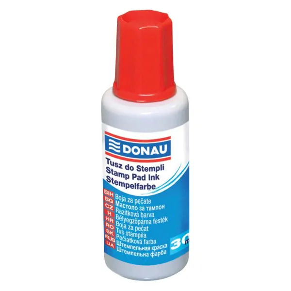 Razítková barva Donau 30 ml - červená