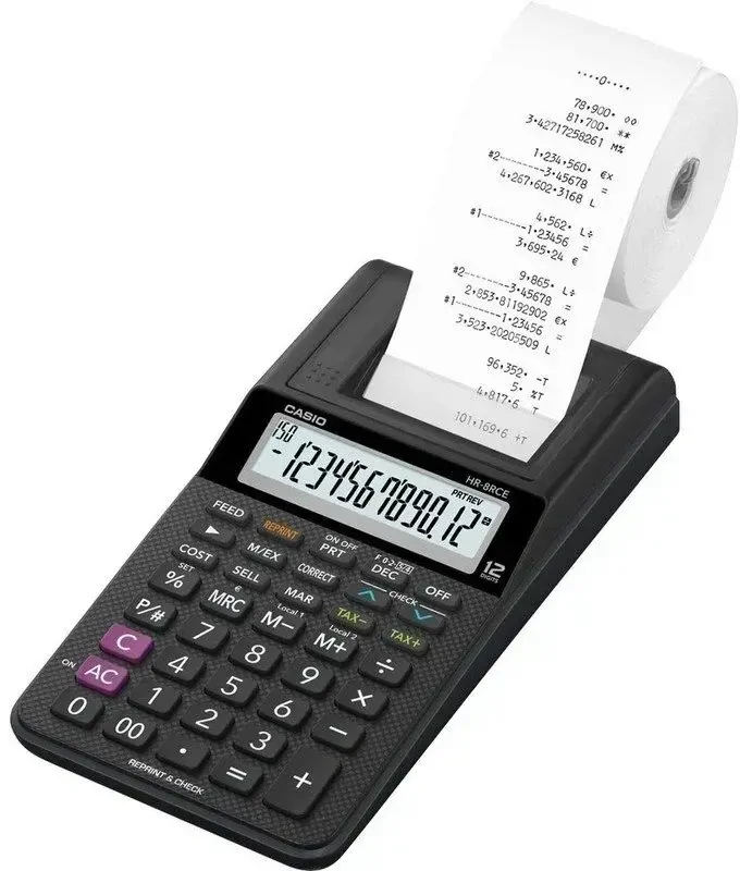 Kalkulačka Casio HR 8 RCE páska
