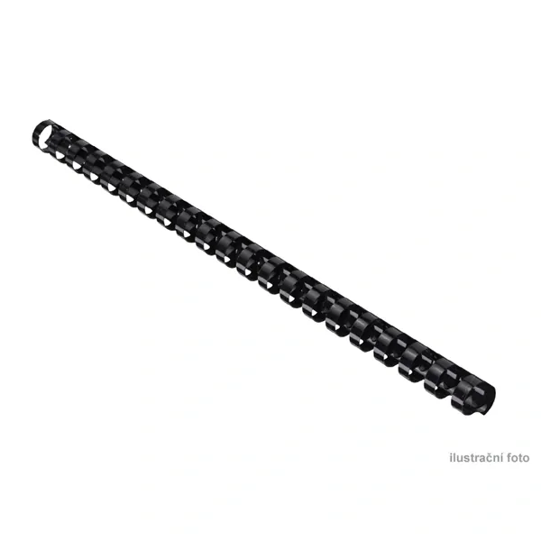 Plastové hřbety pro vazbu 14 mm - černé
