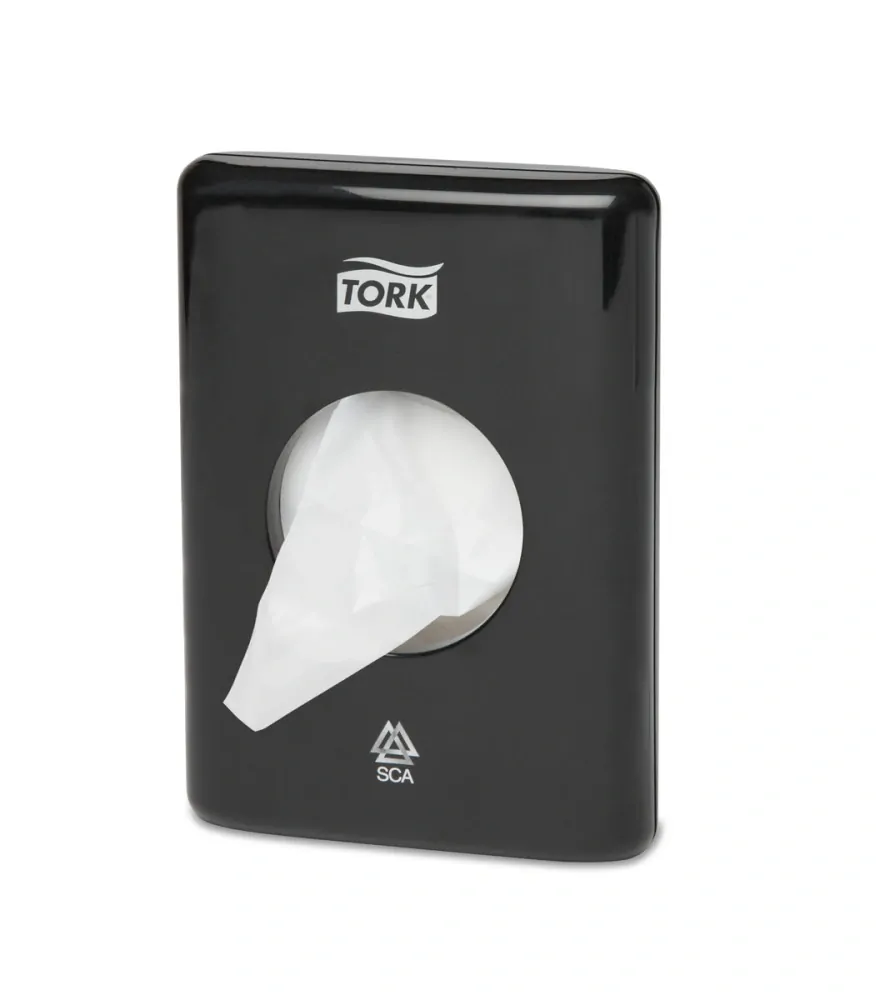 Tork zásobník na hygienické sáčky - černý 566008