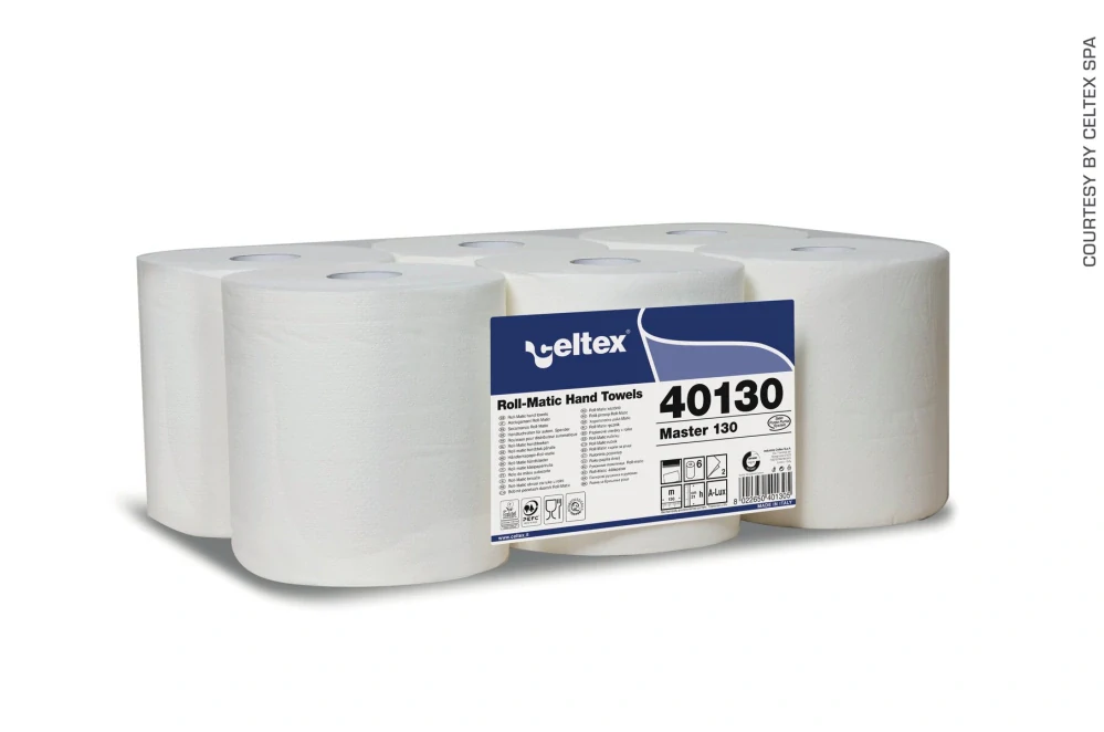 Celtex Master papírové ručníky v roli 2vrstvé celulóza 130 m 6 rolí 40130