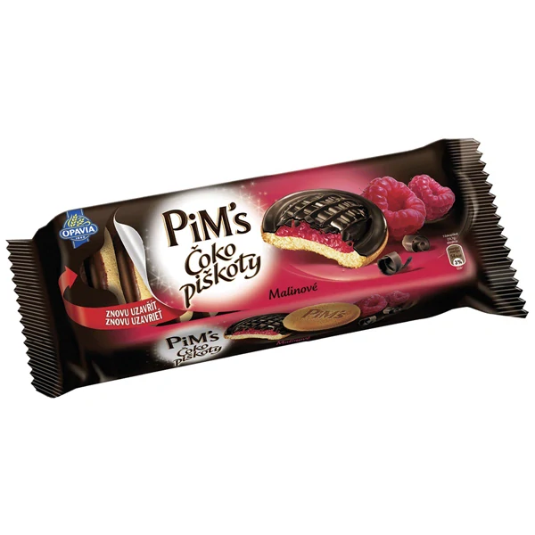 Opavia PIM’s čokopiškoty - malinové