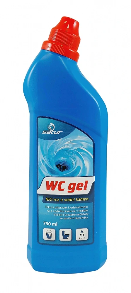 SATUR WC GEL 750ml na čištění toalet