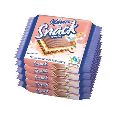 Manner Řezy mléčno-ořechové 5 x 25 g
