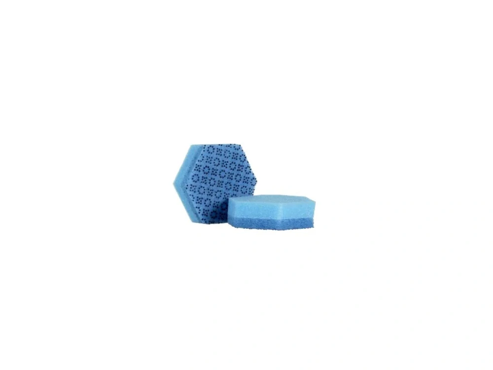 Houbička na nádobí Scotch-Brite 3001HEX, 4 kus/balení, modrá