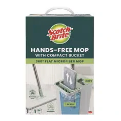 Scotch-Brite™ Hands-Free Mop s kompaktním kbelíkem, 1 mop + 1 kbelík