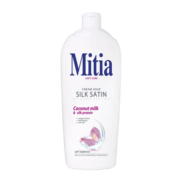 MITIA Silk Satin - krémové mýdlo, NÁPLŇ 1000 ml