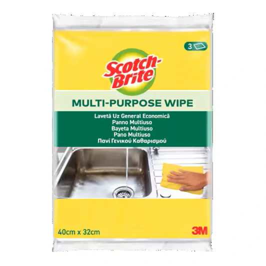 Scotch-Brite® Víceúčelová utěrka, 3ks