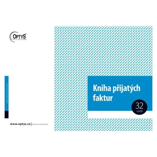 Kniha přijatých faktur A4