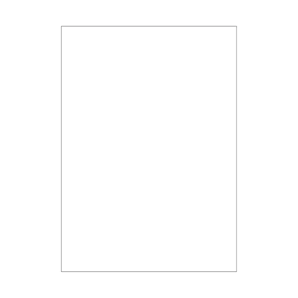 Etikety 210 x 297 mm - bílé POLYESTER