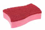 Scotch-Brite® Barevná neškrábající mycí houba Delicate, 2 kusy v balení