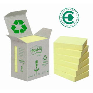 Samolepicí bloček 3M Post-it 653-1B - RECYKL