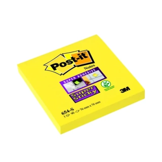 Samolepicí bloček 3M Post-it 654S - SUPER STICKY