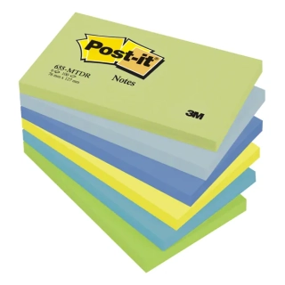 Samolepicí bloček 3M Post-it 655-MTDR