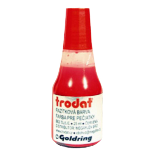 Razítková barva Trodat 25 ml - červená