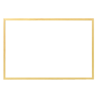 Tabule bílá s dřevěným rámem 40 x 60 cm