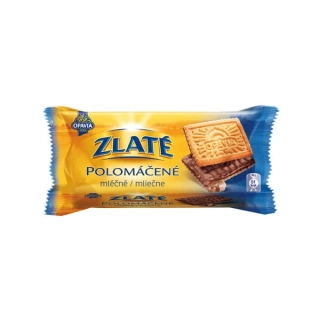 Opavia Zlaté Polomáčené sušenky mléčné, 100g