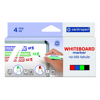 Popisovač Centropen 8569 - sada 4 ks