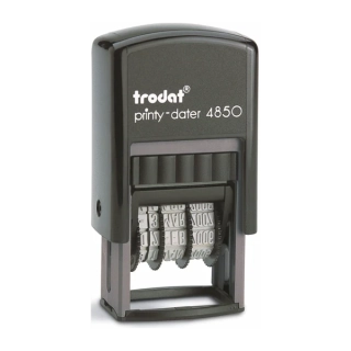 Razítko Trodat 4850 - datumka + text ZAPLACENO DNE