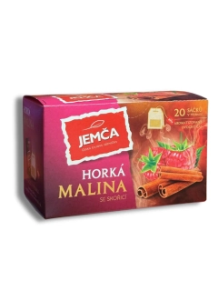 Jemča - ovocný čaj - horká malina se skořicí