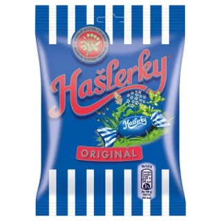 Hašlerky Originál bonbóny s příchutí bylin a mentolu 90g