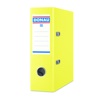 Pořadač pákový A5 Donau Economy 75 mm - žlutý
