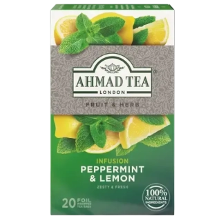 Ahmad Tea - ovocný čaj - máta a citron