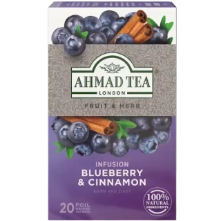 Ahmad Tea borůvka a skořice - ovocný čaj