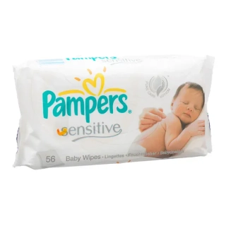 Pampers Sensitive vlhčené kapesníky, 56 ks