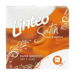 Linteo papírové ubrousky 33 x 33 cm, 1-vrstvé