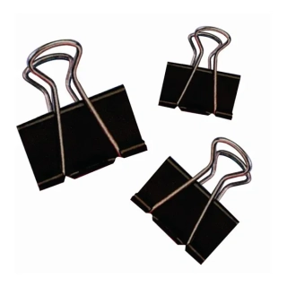 Kancelářský klip DOX 41 mm - černý