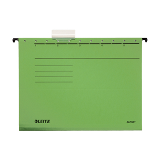 Závěsné zakládací desky Leitz Alpha, 25 ks - zelené