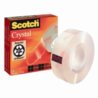 Lepicí páska 3M Scotch 600 CRYSTAL - 19 mm x 33 m