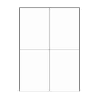 Etikety 105 x 148 mm - bílé