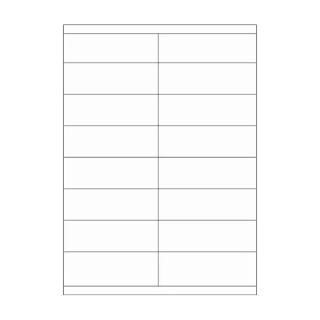 Etikety 105 x 35 mm - bílé