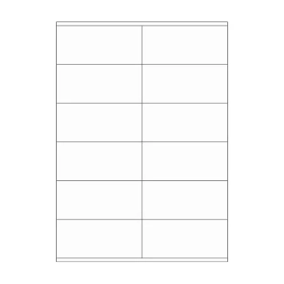 Etikety 105 x 48 mm - bílé