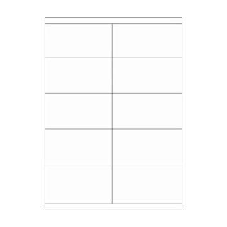 Etikety 105 x 57 mm - bílé