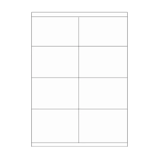 Etikety 105 x 70 mm - bílé