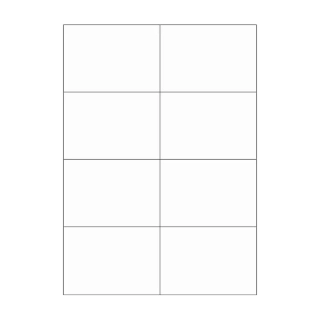 Etikety 105 x 74 mm - bílé