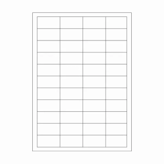 Etikety 48,5 x 25,4 mm - bílé